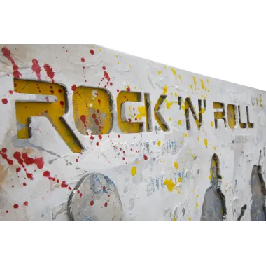 Obraz na Płótnie Rock N Roll 120x3x60 cm